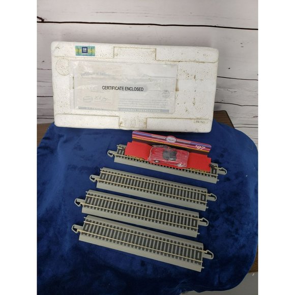 HAWTHORNE VILLAGE BACHMANN HO TRAIN SET FLAT‎ CAR 1997 CORVETTE 50TH ANNIVERSARY - Picture 12 of 12